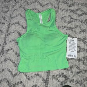 NWT lululemon ebb to street high neck sz 4
